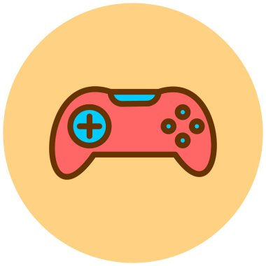 Oyun kolu. Web simgesi basit illüstrasyon