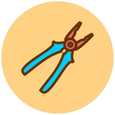 Bir makasın vektör illüstrasyonu