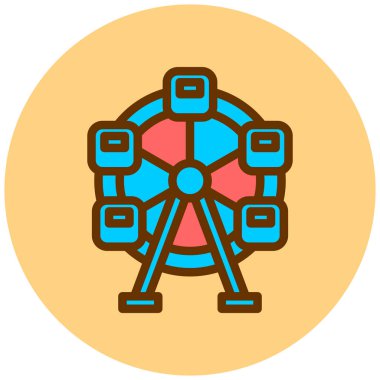 Dönme dolap. Web simgesi