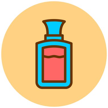 Parfüm. Web simgesi basit illüstrasyon