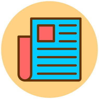 dosya biçimi simgesi, vektör illüstrasyonu