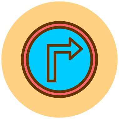 ok simgesinin vektör illüstrasyonu