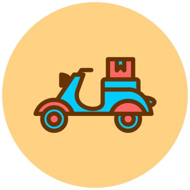 Mobilet. Web simgesi basit illüstrasyon