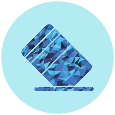 Elmas. Web simgesi basit illüstrasyon