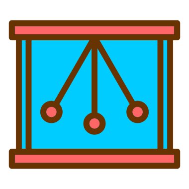 Dönme dolap. Basit resimleme