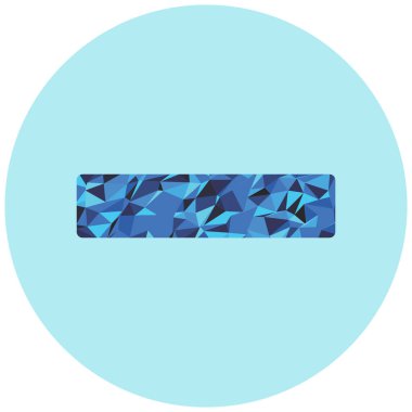 Mavi ve beyaz bir elmasın vektör illüstrasyonu