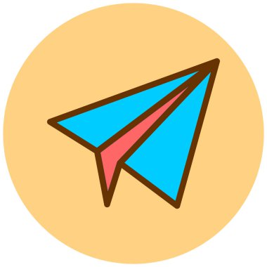 Uçak. Web simgesi basit illüstrasyon