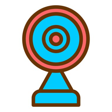 Hedef. Web simgesi basit illüstrasyon