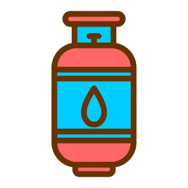 Yangın. Web simgesi basit illüstrasyon