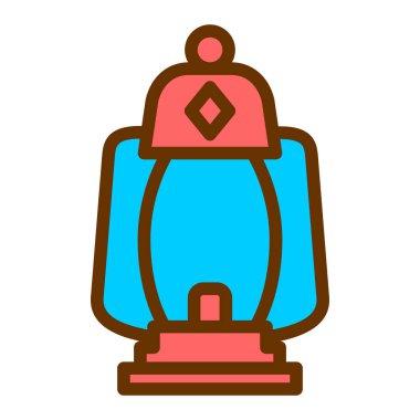 Fener. Web simgesi basit illüstrasyon