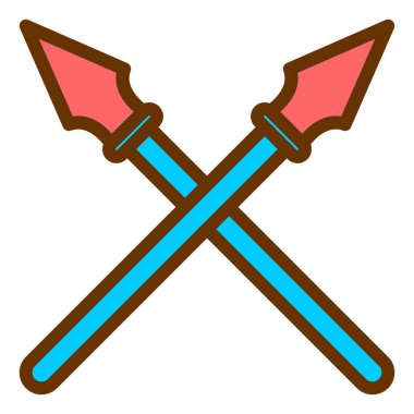 Tek izole edilmiş simgenin vektör illüstrasyonu 