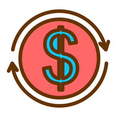 Dolar işareti vektör illüstrasyonuName