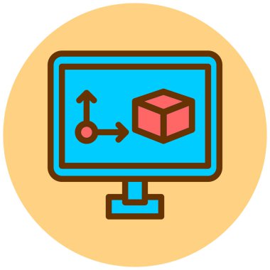 seo modern simgesinin vektör illüstrasyonu