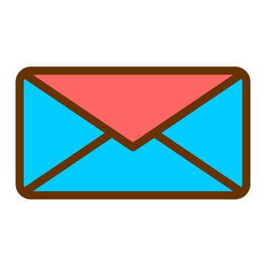 E- posta simgesi vektör illüstrasyonu