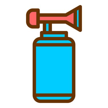 Yangın söndürme ikonu. Web için su pompası vektör simgelerinin özet çizimi