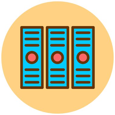 Dosyalar. Web simgesi basit illüstrasyon