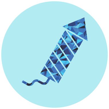 roket ikonu vektör illüstrasyonu