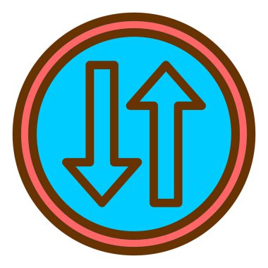 ok simgesinin vektör illüstrasyonu