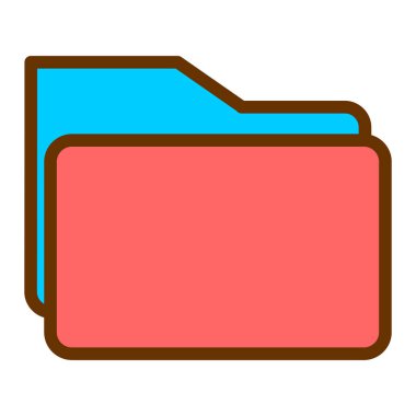 Dosya. Web simgesi basit illüstrasyon