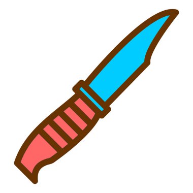 bıçak simgesi vektör illüstrasyonu