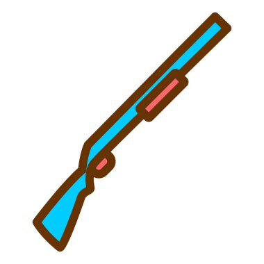 Silah simgesinin vektör illüstrasyonu