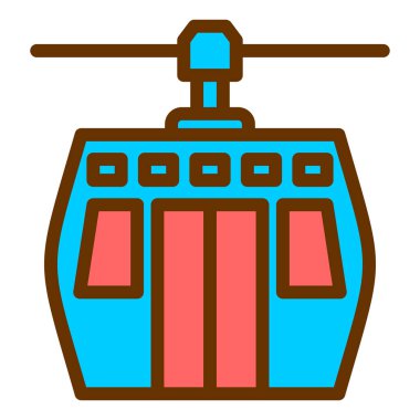 Tren istasyonu. Basit resimleme