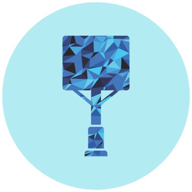 Modern b 'nin vektör illüstrasyonu eksik simgesi