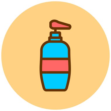 Su. Web simgesi basit illüstrasyon