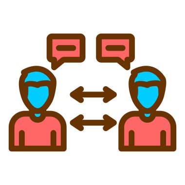 İnsan simgesinin vektör illüstrasyonu