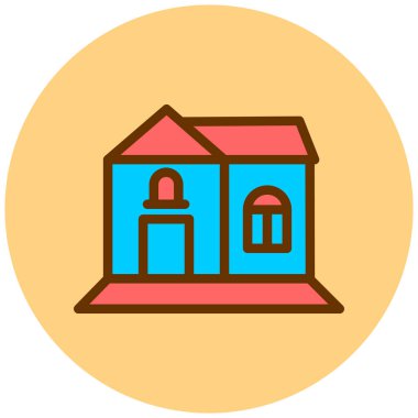 Dükkan. Web simgesi basit illüstrasyon