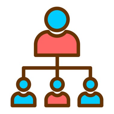 ağ paylaşım vektör çizim