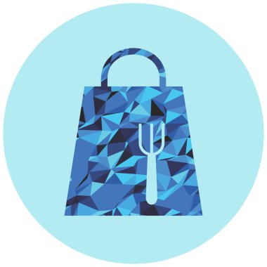 Alışveriş çantası. Basit tasarım