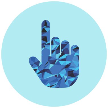 el imleci simgesi, vektör çizim