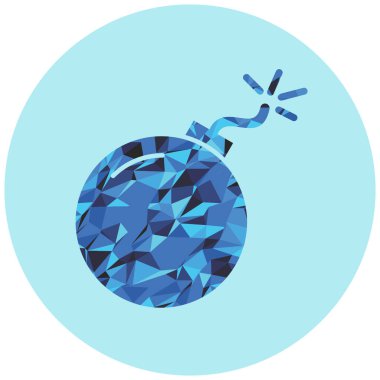 Bir halka simgesinin vektör illüstrasyonu