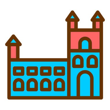 Kale kulesi. Basit tasarım