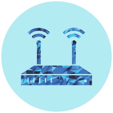 router vektör simgesi modern basit tasarım