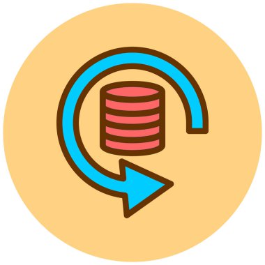 Veri transferi. Web simgesi