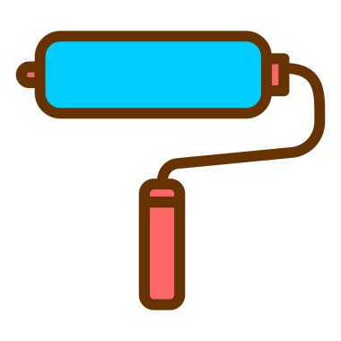 Boya silindiri. Basit resimleme