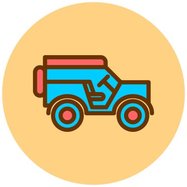 Kamyon. Web simgesi basit illüstrasyon