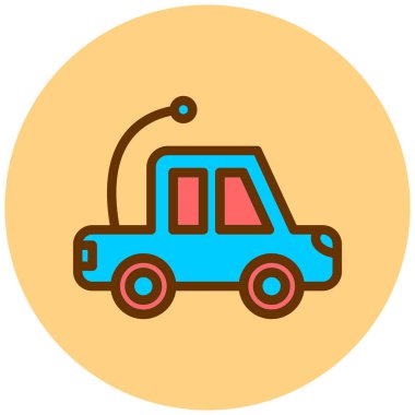 Araba web simge vektör çizim 