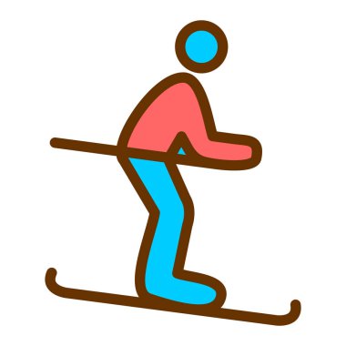 Kayak. Web simgesi basit illüstrasyon