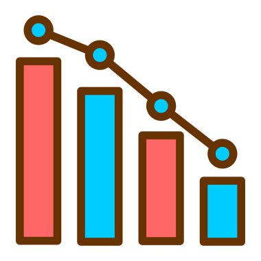 Bar çizelgesi. Web simgesi