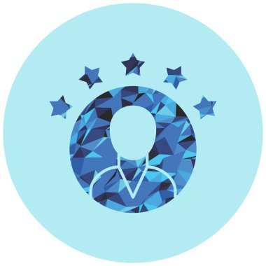 yıldız simgesi vektör illüstrasyonu