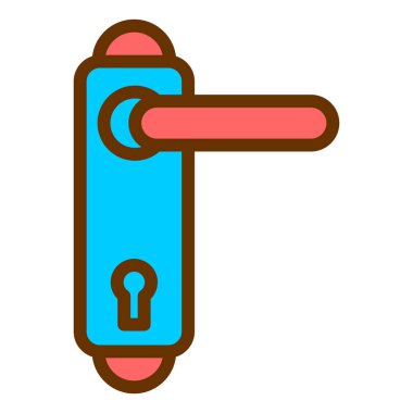 Anahtar. Web simgesi basit illüstrasyon