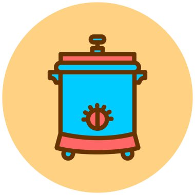 yiyecek saksısı vektör simgesi modern basit tasarım