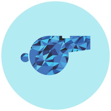 Düşük polimerli bir biçimin vektör çizimi