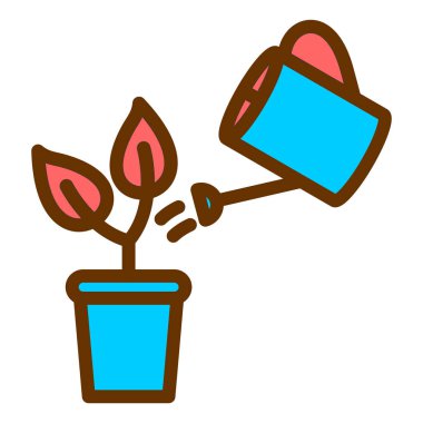 Bitki. Web simgesi basit tasarım