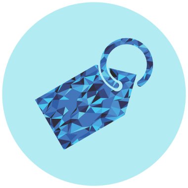 etiket web simgesi vektör illüstrasyonu 