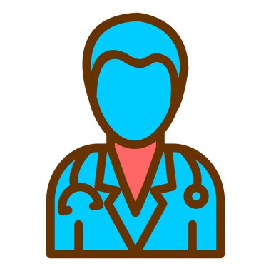 doktor vektör düz simge