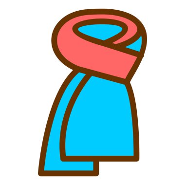 Basit düz simgenin vektör illüstrasyonu